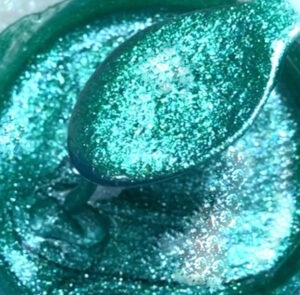 Teal Magnolia, 60ml Jar, Rezin Arte Galaxy Diamond "Dry" Epoxy Paint