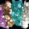 .Nautilus Shell, BlingIt Moon Rocks "Painted" Natural Mica