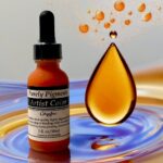 .Bright Gold ( metallic)  Purely Pigments 30 Bottle| 40% of glass bottle