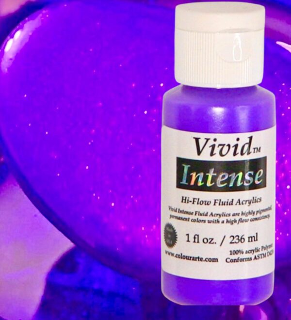 .Poppin Purple NEW "Ultra Sparkle" Vivid Intense 1oz bottle