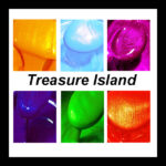Treasure Island |Primary Elements 30ml Jars, 6pc. set | Bonus Ultra Sparkle Vivid Intense "Poppin Purple