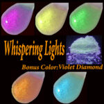 .. Whispering Lights BLING IT 30ml Jars, 6pc. set | Bonus Color Violet Diamond