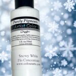 . Snowy White "Vibranz" 4oz | Hi-Flo Color Concentrate | Fluid art| air brush, tinting, permanent washable colors