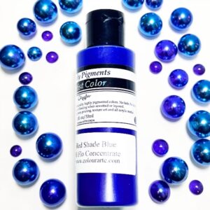 . Red Shade Blue "Vibranz" 4 oz | Hi-Flo Color Concentrate | Fluid art| air brush, tinting, permanent washable colors. (Copy)